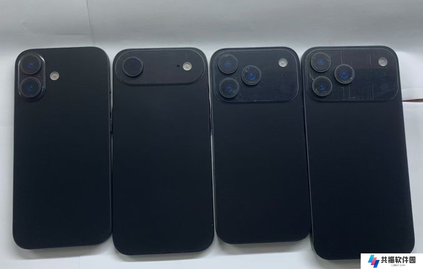 苹果 iPhone 17 系列机模全家福曝光：标准版沿用经典、Air 配长条跑道、Pro 为横向大矩阵